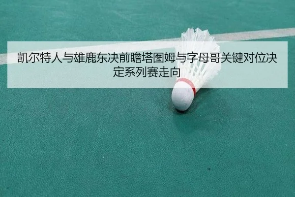 凯尔特人与雄鹿东决前瞻塔图姆与字母哥关键对位决定系列赛走向